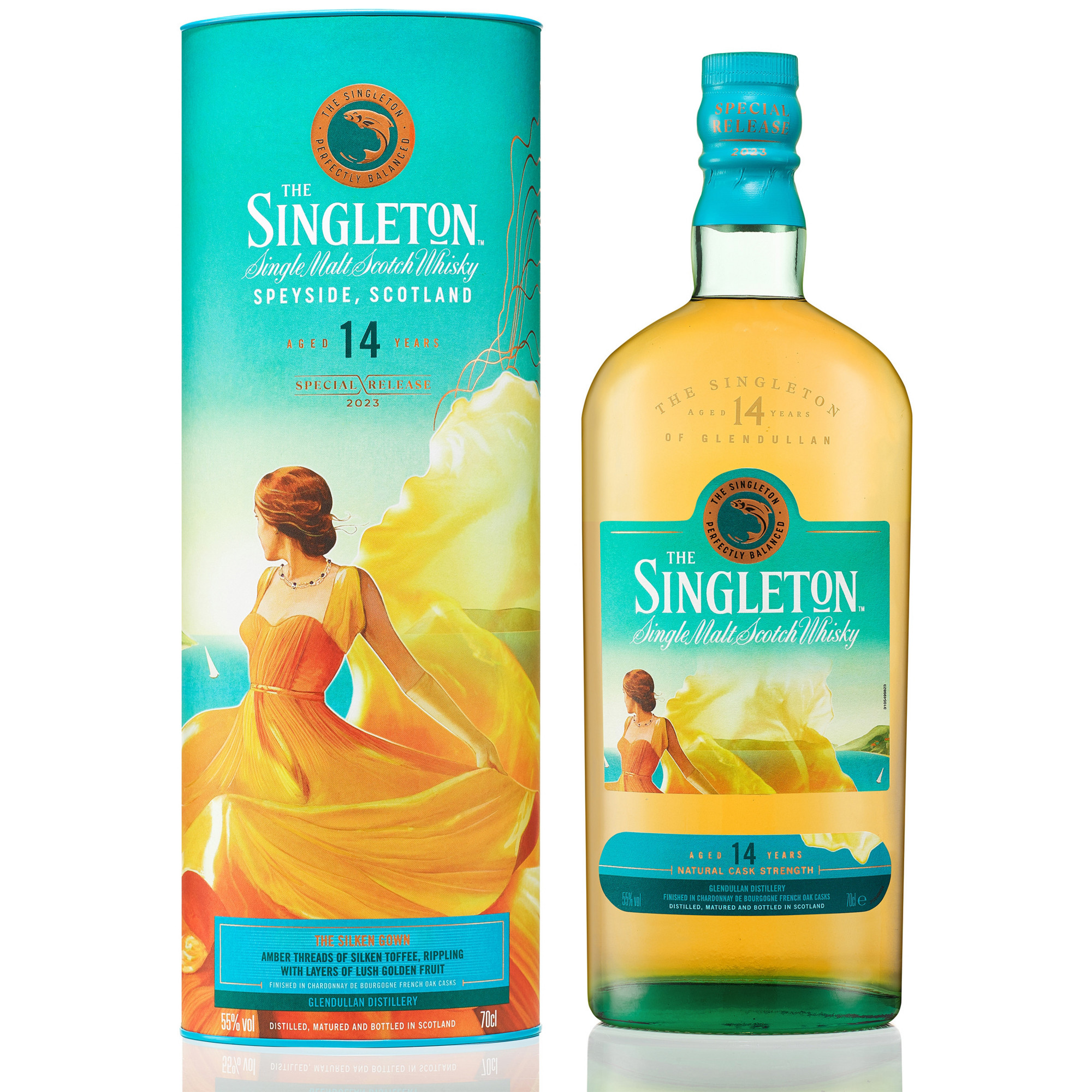 Singleton of Glendullan 14 Years Single Malt, Scotch Whisky 2023 Special Release 55 % vol. 0,7 L, Schottland, Spirituosen