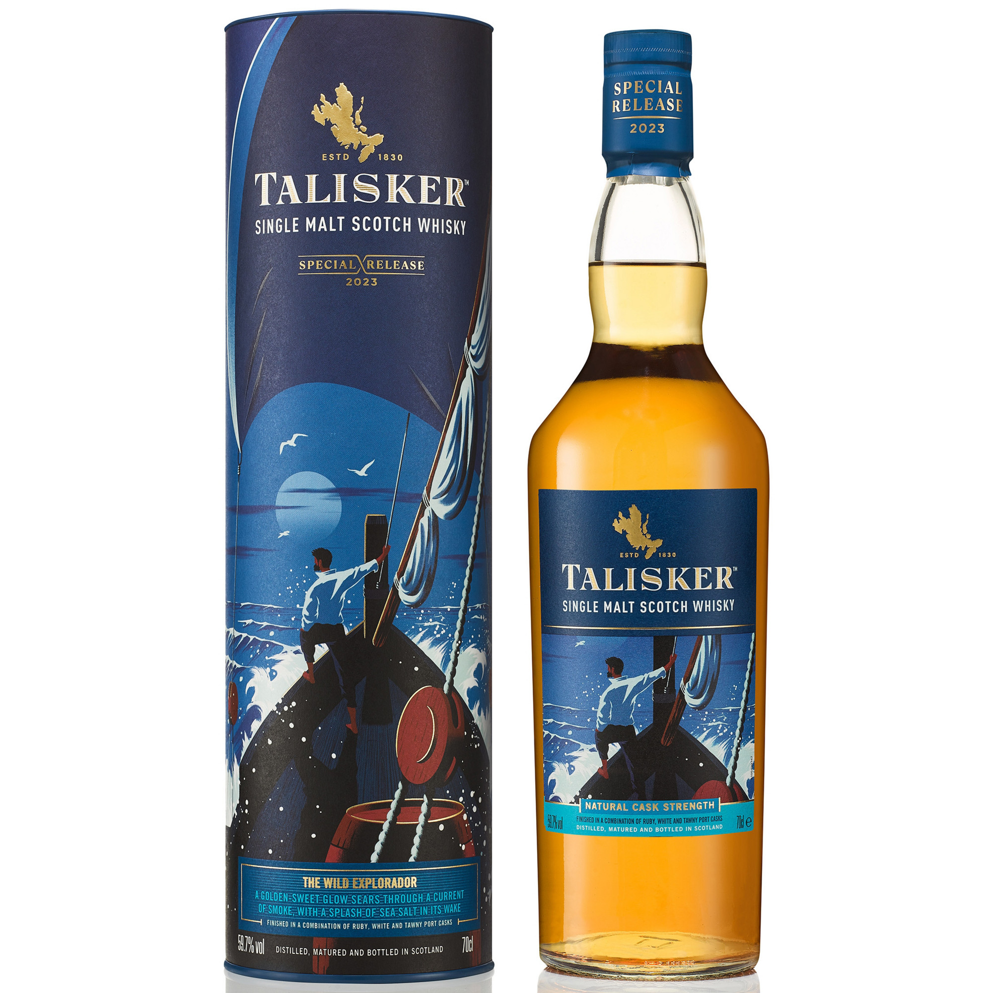 Talisker Single Malt Scotch Whisky, 2023er Special Release, 0,7 L, 59,7% Vol., Schottland, Spirituosen