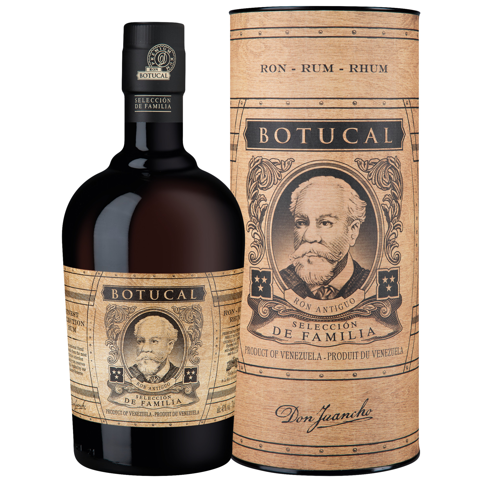 Botucal Rum Selección de Familia, Venezuela, 0,7 L, 43 %Vol., in Geschenkverpackung, Spirituosen