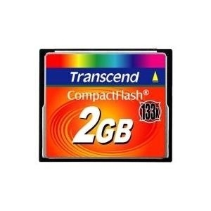 Transcend - Flash-Speicherkarte - 2GB - 133x - CompactFlash (TS2GCF133)