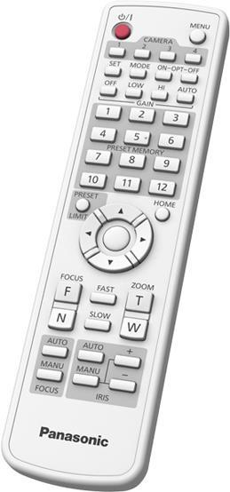 PANASONIC AW-RM50AG - Fernbedienung für AW-UE4 - AW-HN38 - AW-HE38 - AW-HN40 - AW-HE40S - AW-HE40 - AW-HE42 - AW-UN70 - AW-UE70 - AW-UE100 - AW-UE150 PTZ-Kameras - in grau (AW-RM50AG)