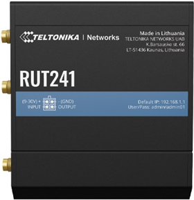 Teltonika Industrieller kompakter 4G/LTE & WLAN Router, mit Ethernet & I/O LTE / 3G Router (RUT241010000)