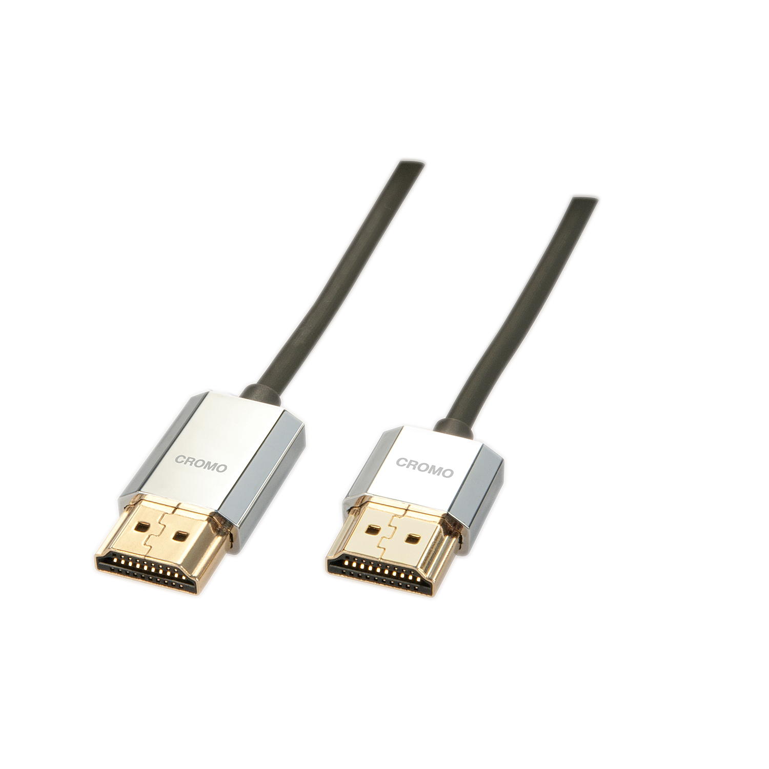 Lindy CROMO Slim High Speed HDMI to micro HDMI Cable with Ethernet - Video-/Audio-/Netzwerkkabel - HDMI - HDMI, 19-polig (M) - 19-polig Micro-HDMI (M) - 3,0m - abgeschirmt (41678)