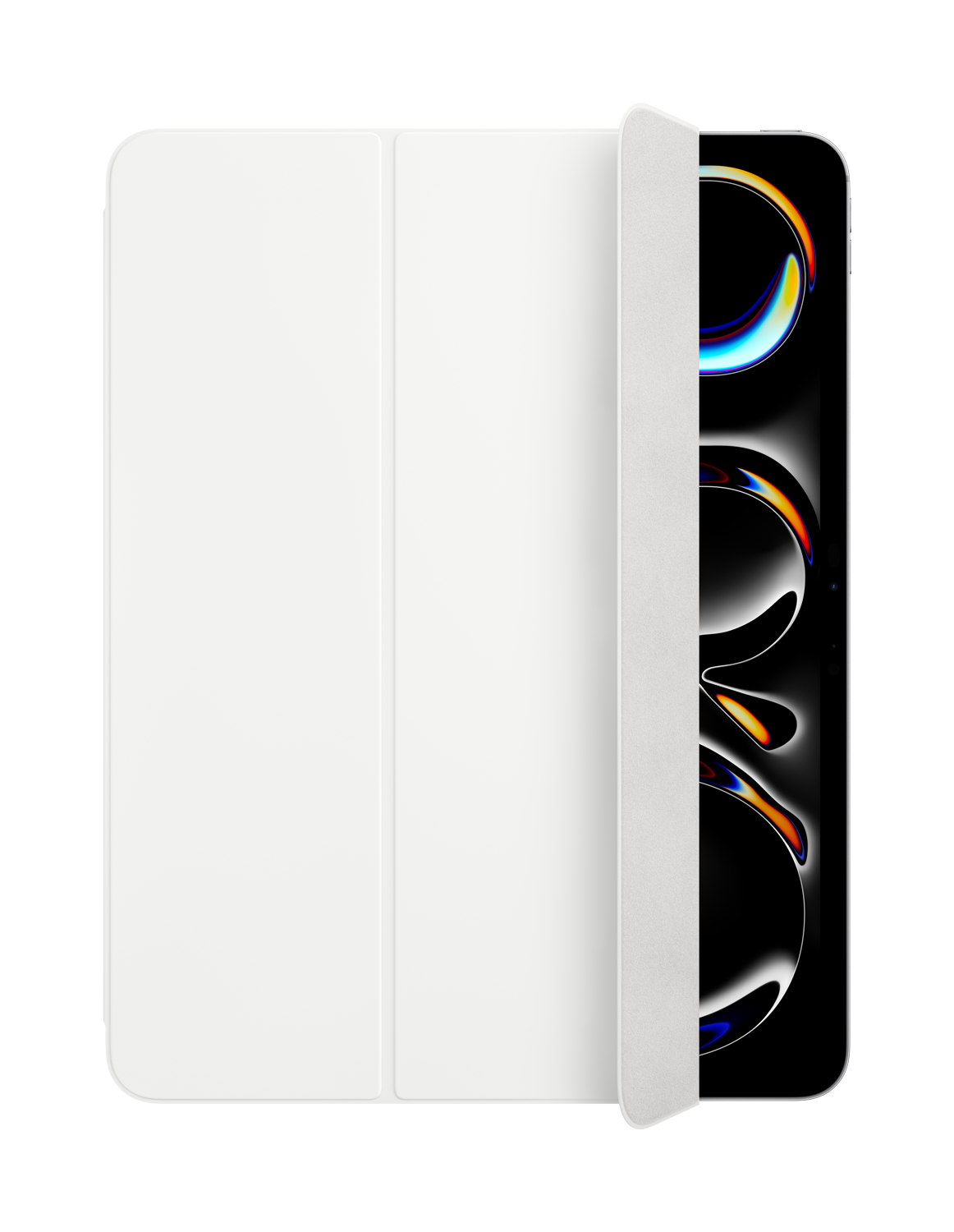Apple Smart - Flip-Hülle für Tablet - weiß - für Apple 13-inch iPad Pro M4 Wi-Fi, M4 Wi-Fi + Cellular (MWK23ZM/A)