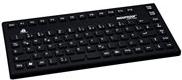InduProof Smart Compact BLACK USB DE Silikon IP68 Tastatur desinfizierbar - Tastatur - 86 Tasten (KG24204)