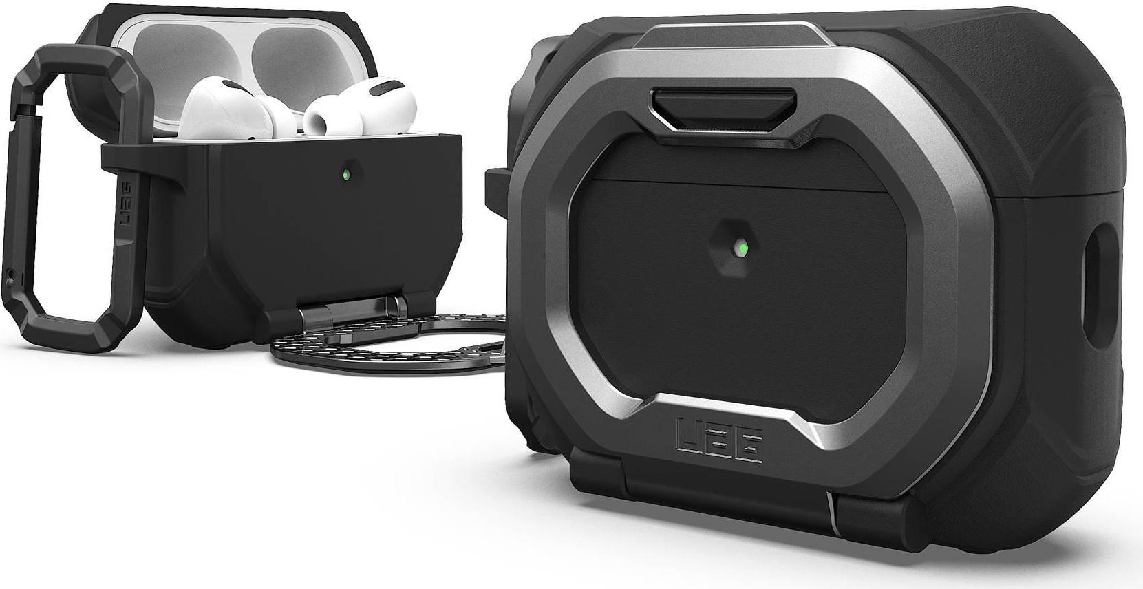 UAG Urban Armor Gear Monarch Case - Apple AirPods Pro 3 - schwarz/silber - 104131114034 (104131114034)
