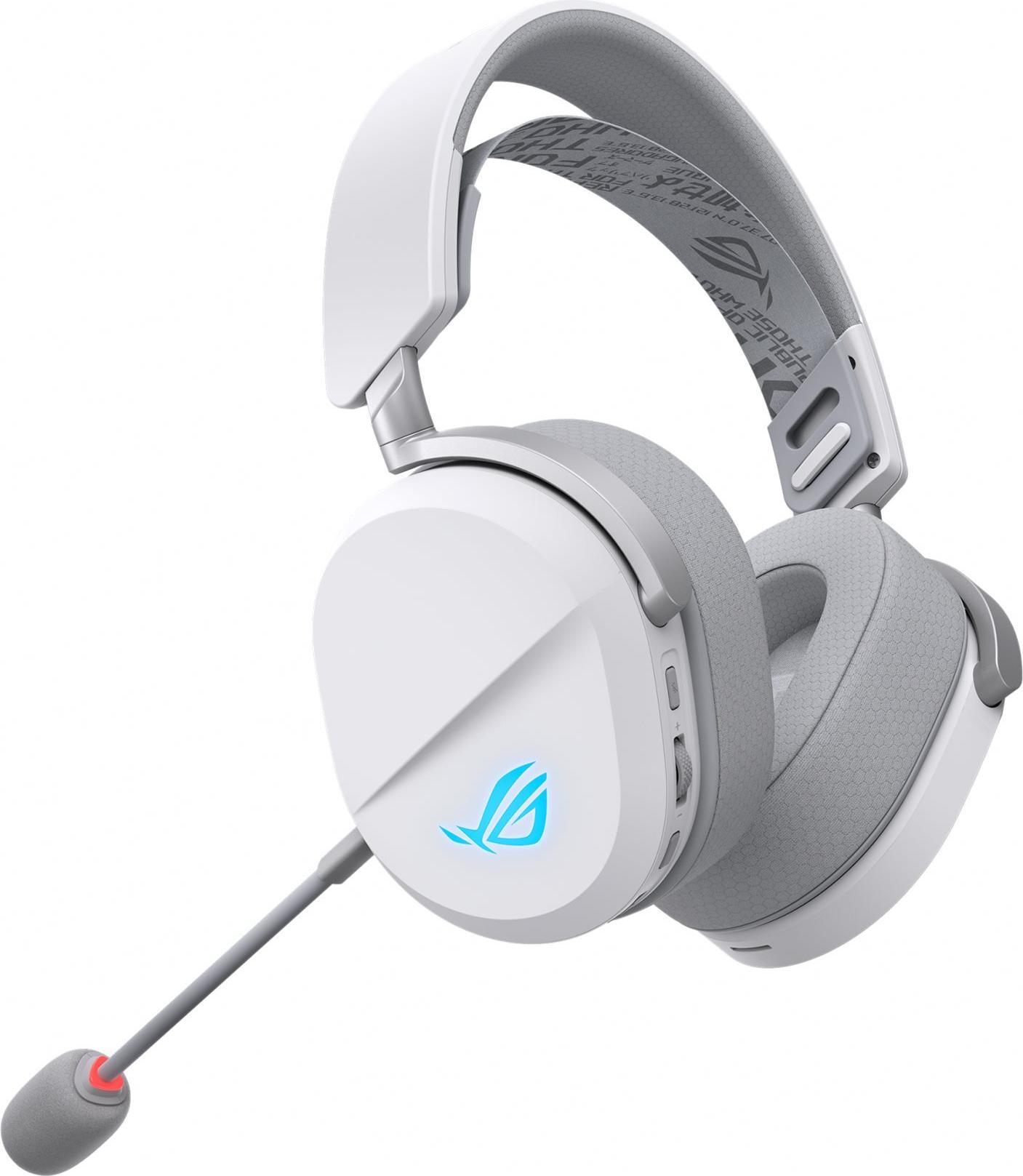 ASUS Headset ROG Pelta White - Headset - Bluetooth (90YH0410-BHUA10)