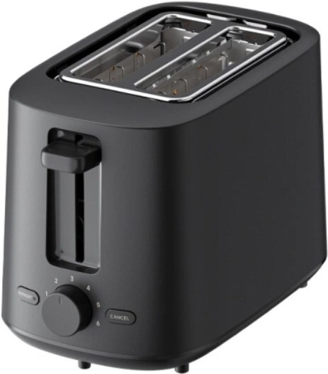 Xiaomi Toaster BHR8811EU  2-Schlitz Toaster, 930W, 6 Bräunungsstufen, Auftaufunktion, Schwarz