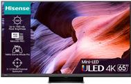 Hisense 65U8KQ, LED-Fernseher - 164 cm (65 Zoll), schwarz/anthrazit, UltraHD/4K, Triple Tuner, HDR10, WLAN, LAN, Bluetooth. Free-Sync, 120Hz Panel [Energieklasse G] (65U8KQ)
