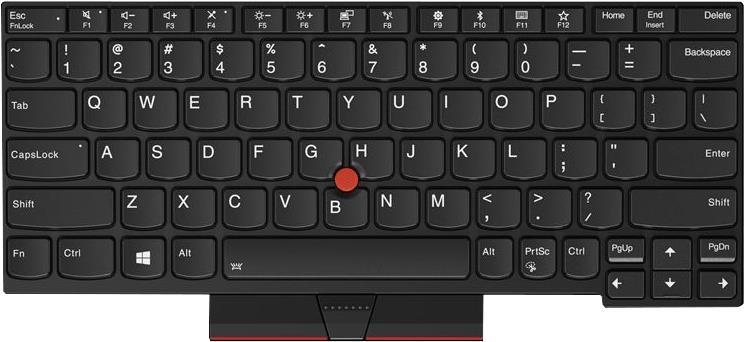 Lenovo 01YP068 - Tastatur - UK Englisch - Tastatur mit Hintergrundbeleuchtung - Lenovo - Thinkpad X280 (01YP068)