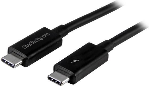StarTech.com 2,0mThunderbolt 3 (20Gbit/s) USB-C Kabel - Thunderbolt, USB und DisplayPort kompatibel - Thunderbolt-Kabel - 24-Pin-USB Typ C (M) bis 24-Pin-USB Typ C (M) - 2,0m (Thunderbolt 3 / USB / DisplayPort) - Schwarz (TBLT3MM2M)