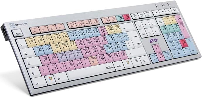 Logickeyboard LKB-PT-AJPU-FR. Tastatur Formfaktor: Full-size (100%). Tastatur-Stil: Gerade. Übertragungstechnik: Verkabelt, Geräteschnittstelle: USB, Tastaturaufbau: AZERTY. Kabellänge: 1,5 m. USB-Hub, Empfohlene Nutzung: Büro. Produktfarbe: Mehrfarbig (L