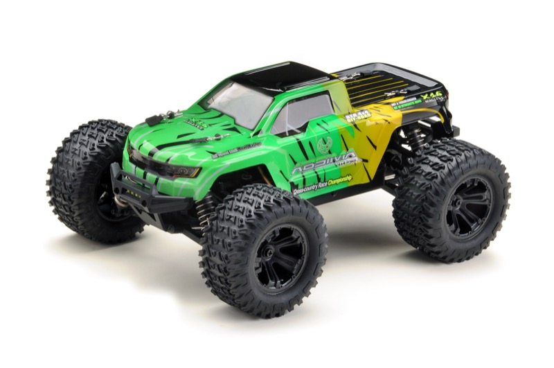 Absima MINI AMT Gelb Grün Brushed 1 16 RC Modellauto Elektro Monstertruck RtR (16008)