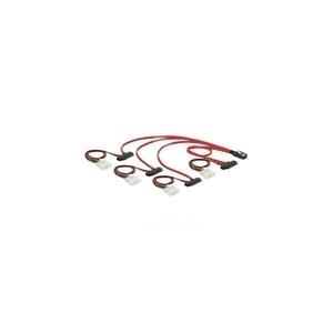 DeLOCK - Internes SAS-Kabel (Serial Attached SCSI) - 4-Lane - 36 pin 4i Mini MultiLane - interne Stromversorgung, 4-polig, interne SAS, 29-polig (SFF-8482) - 50 cm (83059)