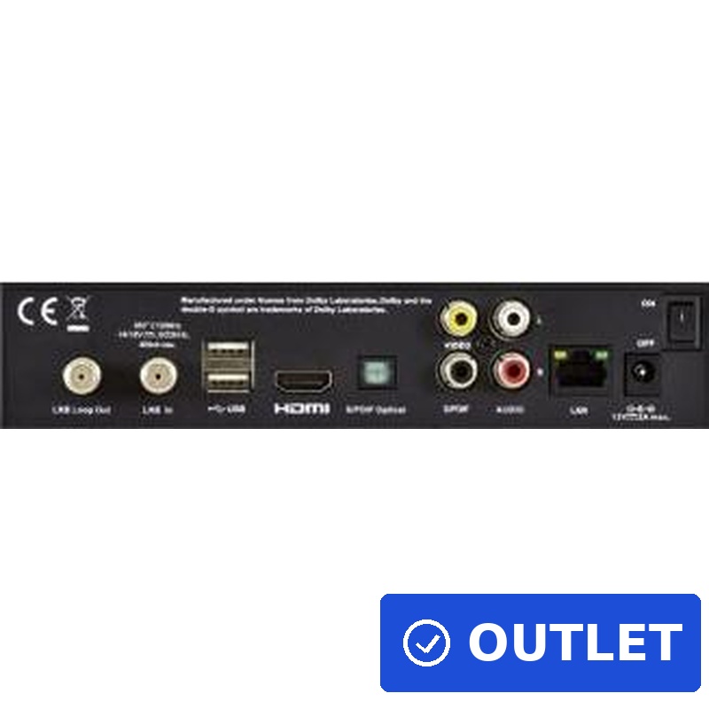 DigitalBOX Imperial HD 11+ Hybrid - Digitaler Multimedia-Receiver - Schwarz (77-549-00) (geöffnet)