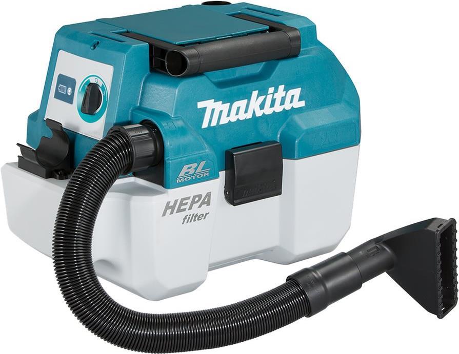 Makita DVC750LZX3 Staubsauger 7,5 l Trommel-Vakuum Trocken&Nass Beutellos (DVC750LZX3)
