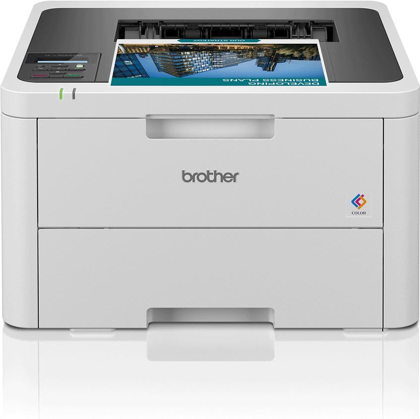 Brother HL-L3240CDW - Drucker - Farbe - Duplex - LED - A4/Legal - 600 x 2400 dpi - Kapazität: 250 Blätter - USB 2,0, Wi-Fi(n), Gigabit LAN (HLL3240CDWRE1)