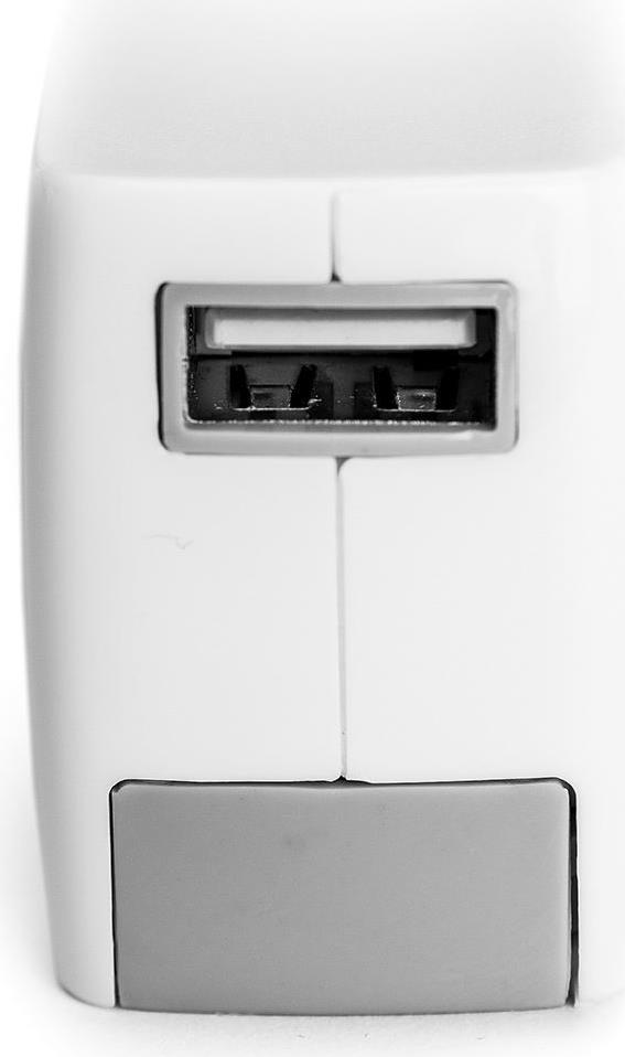 Targus 2-in-1 Wall Charger & Power Bank - Power Bank / Stromadapter - 2100 mAh - 1 A (USB) - weiß (APD752EU)