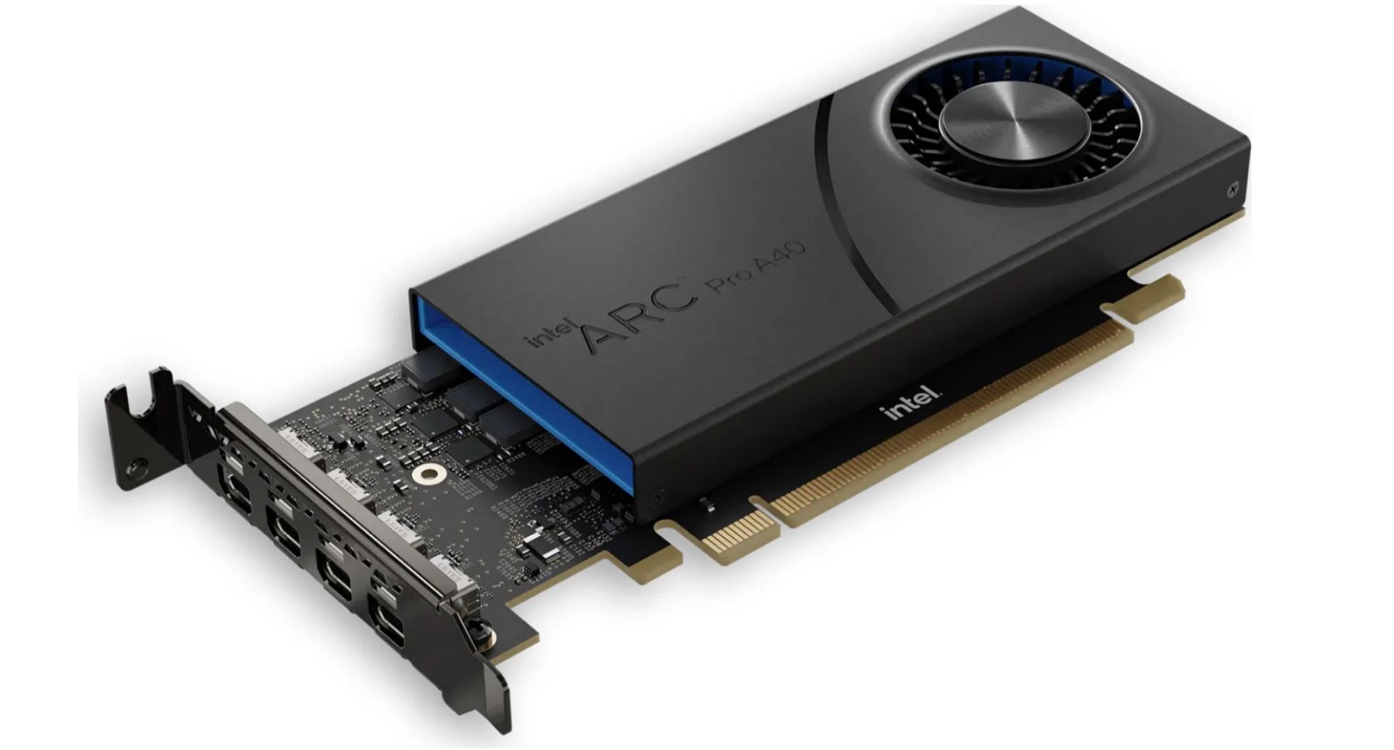 HP Inc. Intel Arc Pro A40 - Grafikkarten - Arc Pro A40 - 6GB - 4 x Mini DisplayPort (6E3Y8AA)