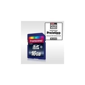 Transcend - Flash-Speicherkarte - 16GB - Class 10 - SDHC (TS16GSDHC10)
