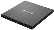 Verbatim Slimline - Laufwerk - BDXL Writer - 6x/4x - SuperSpeed USB 3,1 Gen 1 - extern (13,3 cm Slim Line) (43889)