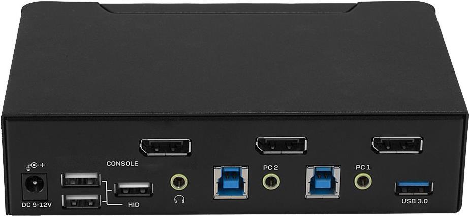 Lindy - KVM-/Audio-/USB-Switch - 2 x KVM/Audio/USB - 1 lokaler Benutzer - Desktop (39312)