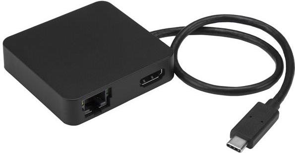 StarTech.com USB-C Multiport Adapter - Tragbares USB-C 4k HDMI Minidock - Gigabit Ethernet, USB3.0 Hub (1x USB-A, 1x USB-C) - USB Typ-C Multiport Adapter - Thunderbolt 3 kompatibel (DKT30CHD) - Dockingstation - USB-C / Thunderbolt 3 - HDMI - 1GbE - TAA-ko