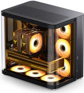 Jonsbo TK-2 2.0 Midi-Tower Tempered Glass - schwarz - Midi/Minitower - ATX (TK-2 BLACK)