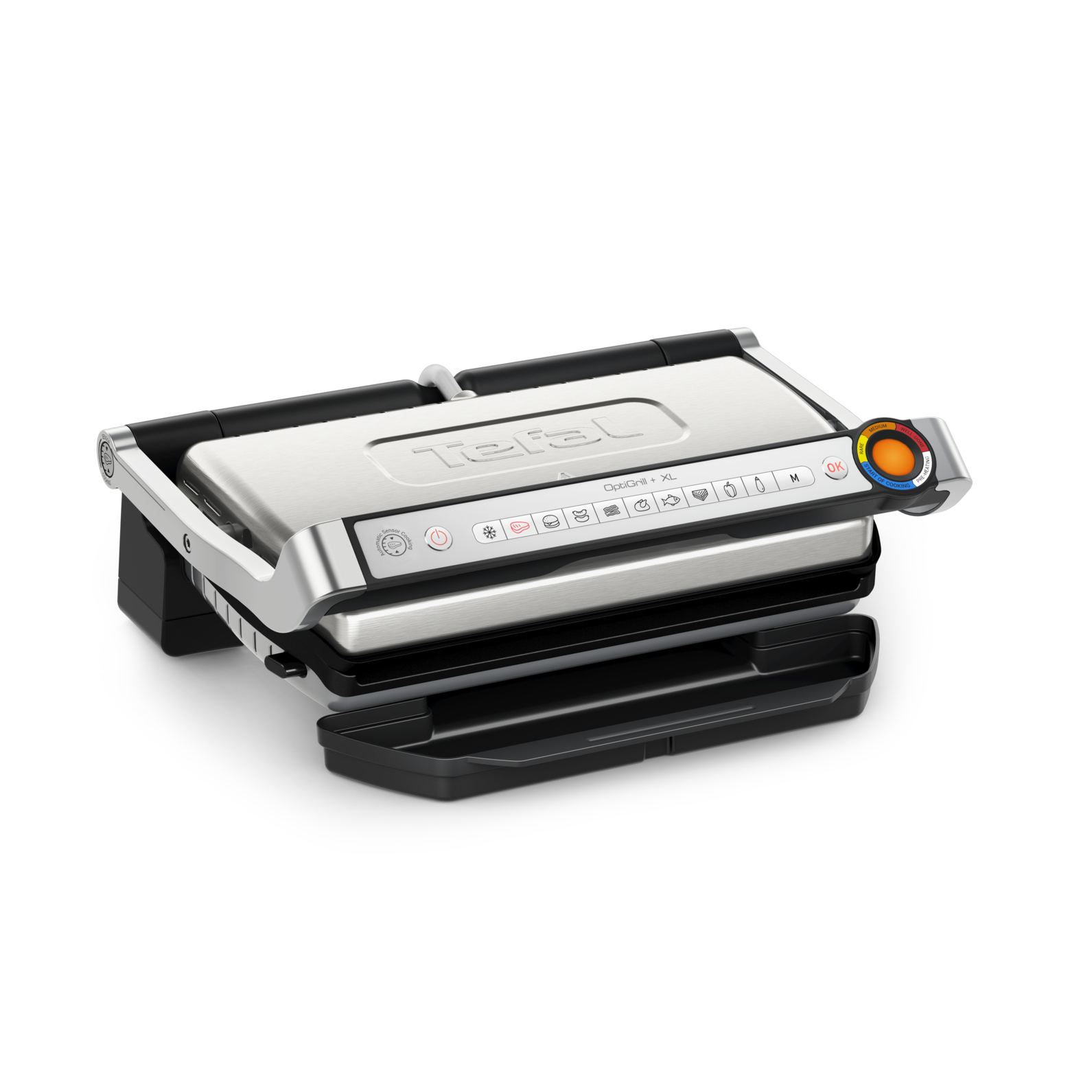 Tefal OptiGrill+ XL GC727D10 Kontaktgrill 2000 W 800 cm² für 8 Personen