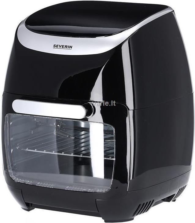 Severin FR 2446 Fritteuse 2000 W Heißluft-Funktion, Überhitzungsschutz Schwarz/Silber (FR 2446)