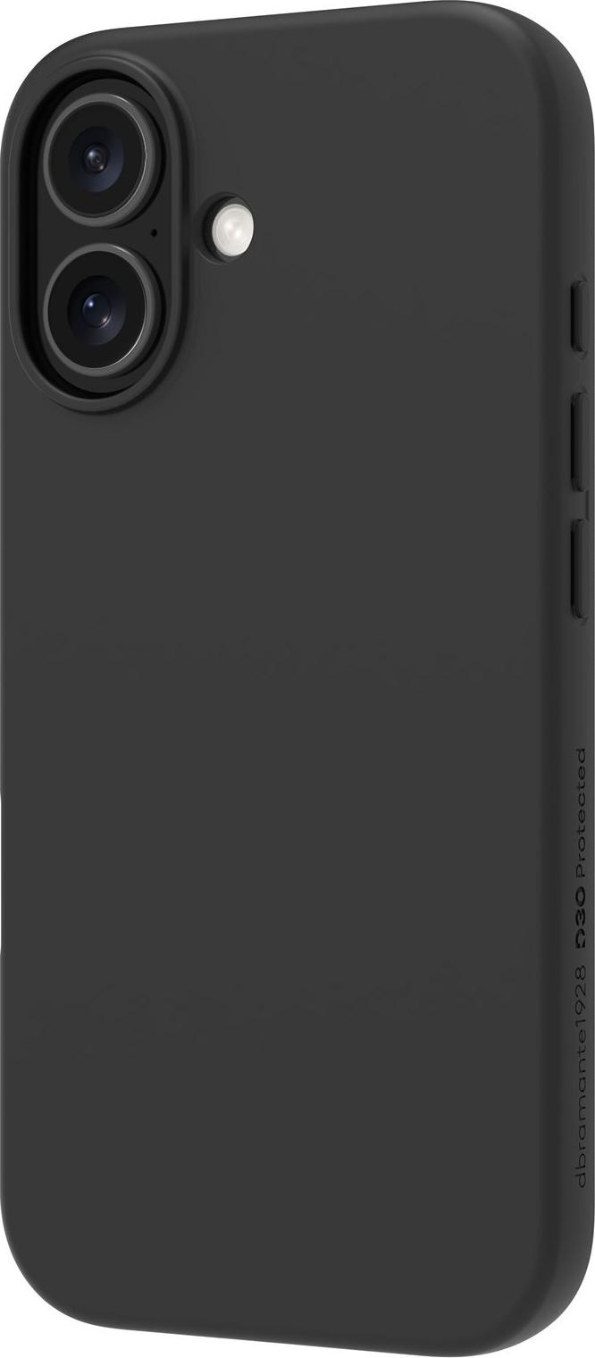 dbramante1928 Iceland Ultra - Hintere Abdeckung für Mobiltelefon - MagSafe-Kompatibilität - D3O, Kunststoff - Schwarz - für Apple iPhone 17 (IU63CL006704)