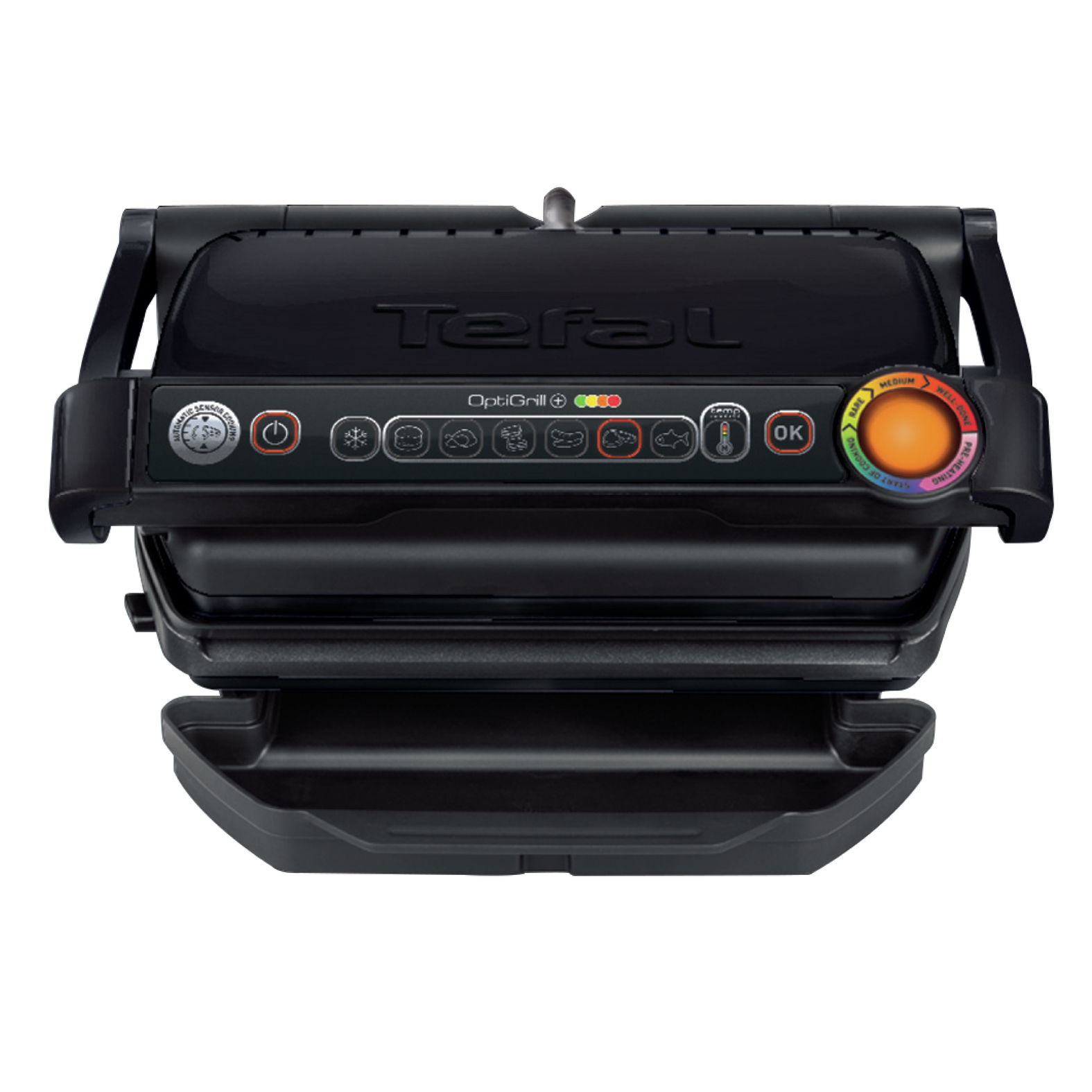 GC712834 Grill, OptiGrill+, 2000W, 6 automatic programs, Black (GC712834)