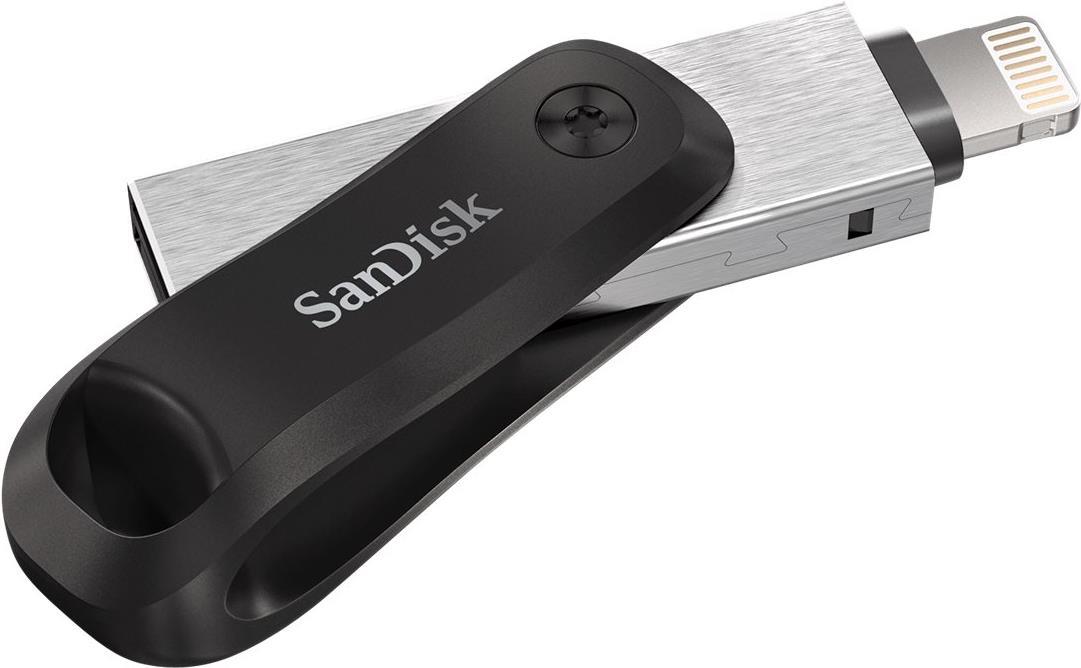 SanDisk iXpand Go - USB-Flash-Laufwerk - 64GB - USB3.0 / Lightning - für Apple iPad/iPhone (Lightning) (SDIX60N-064G-GN6NN)