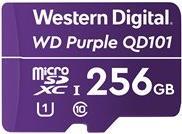 WD Purple SC QD101 WDD256G1P0C - Flash-Speicherkarte - 256GB - UHS-I U1 / Class10 - microSDXC UHS-I - lila (WDD256G1P0C)