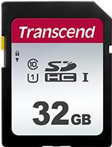 Transcend 300S 32GB SDHC UHS-I Klasse 10 Speicherkarte (TS32GSDC300S)