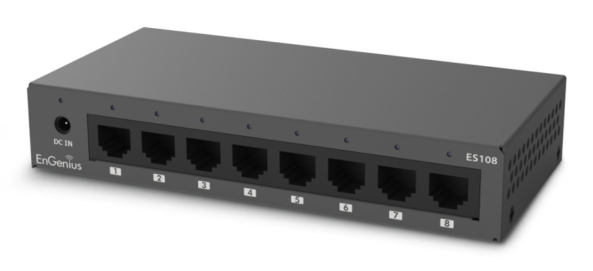 EnGenius Unmanaged Switch GbE - Switch - 8-Port (ES108)