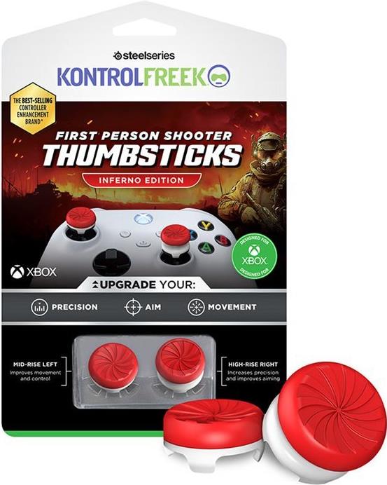 Steelseries 6150-XBX - Xbox One - Xbox Series S - Xbox Series X - Analoge Schlägergriffe - Rot - Vereinigte Staaten - 1 Stück(e) - Karton + Blisterverpackung (6150-XBX)
