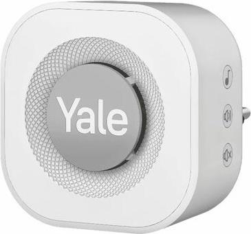 Yale YE SV-VDBCH-1A-W - Gong für Video-Tuerklingel - YALE SV-VDBCH-1A-W Funkgong  Smart Chime - Kabelloser Türgong für Yale Smart Video DoorbellErgänze deine Yale Smart Video Doorbell mit dem kabellosen Türgong - damit du die Türklingel zuverlässig im ges