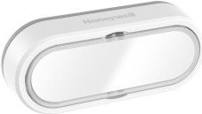 Honeywell Zubehör Funk Taster mit vollflächigem Namensschild LED-Anzeige weiß Klingeltaster mit vollflächigem, wechselbarem Namensschild - Funk-Reichweite von bis zu 200 m, keine Verdrahtung - LED-Funktionsanzeige - Geheime Klopffunktion - Wasserdicht (IP