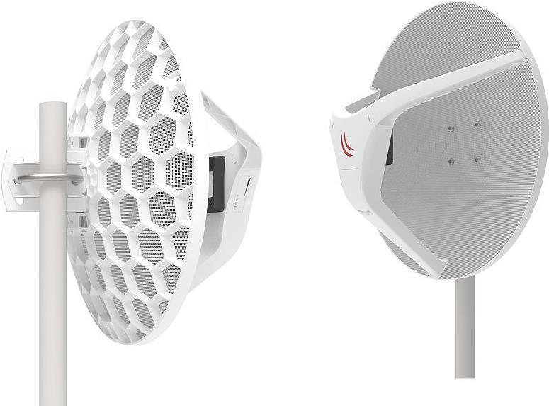 MikroTik Wireless Wire Dish - Wireless Bridge - GigE, 802,11ad (WiGig) - 802,11ad (WiGig) - 60 GHz - Gleichstrom (RBLHGG-60ADKIT)