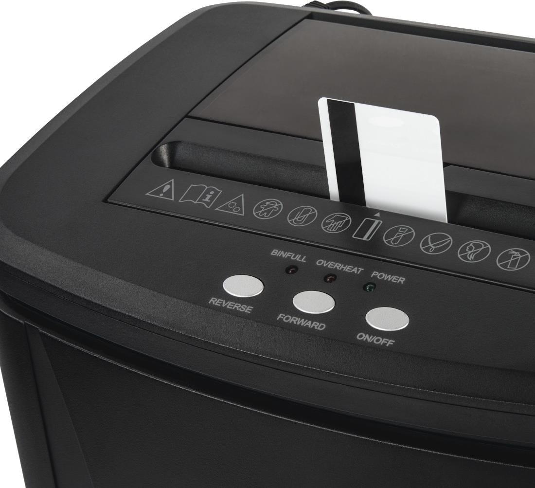 Hama Premium AutoM120 Aktenvernichter Mikrogeschnittene Zerkleinerung 60 dB 22,5 cm Schwarz (00050547)