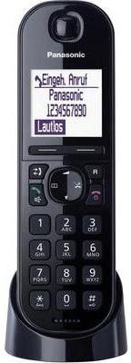 Panasonic KX-TGQ200 - Schnurloses Digitaltelefon - DECTGAP - Schwarz (KX-TGQ200GB)