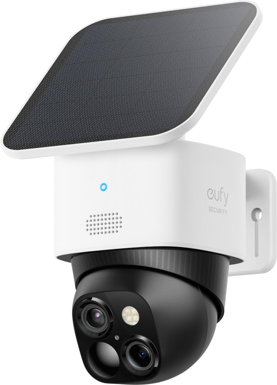 Anker Eufy SoloCam S340 - Netzwerk-Überwachungskamera - schwenken / neigen - Turret - wetterfest - Farbe (Tag&Nacht) - 3K - Audio - drahtlos - Wi-Fi - mit Solarpanel (T81703W1)
