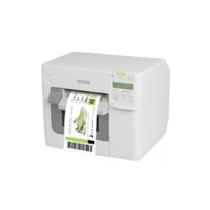 Epson TM C3500 - Etikettendrucker - Farbe - Tintenstrahl - 112 mm (Breite) - 720 x 360 dpi - bis zu 103 mm/Sek. - LAN, USB-Host (C31CD54012CD)