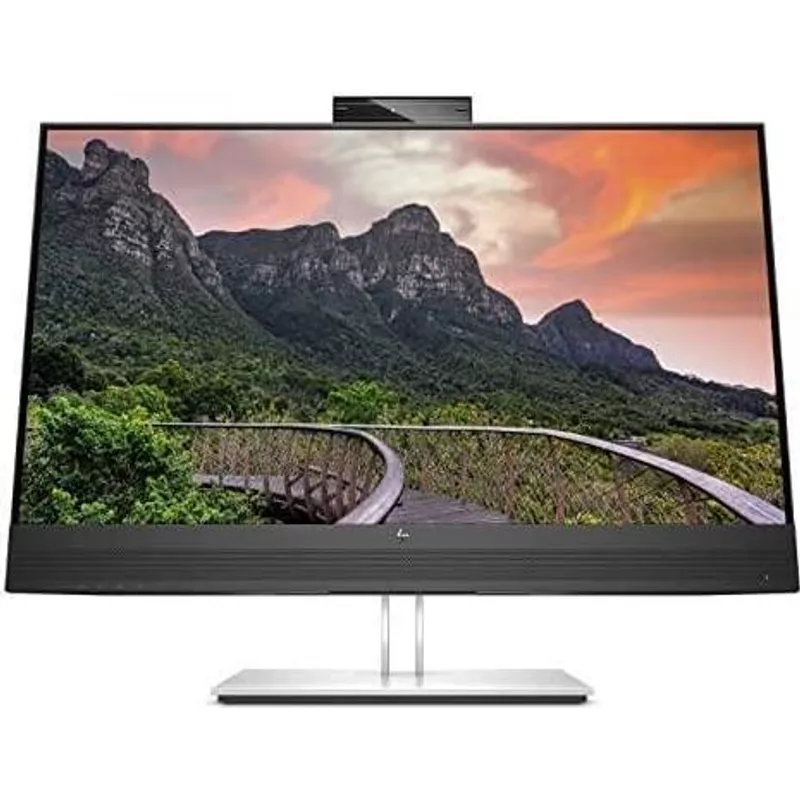 HP E27m G4 Conferencing Monitor - Schwarz - 5 ms - E-Series, LED-Monitor, 68.6 cm (27), 2560 x 1440 QHD @ 75 Hz, IPS, 300 cd/m², 1000:1, 5 ms, HDMI, DisplayPort, USB-C, Lautsprecher, Silber (Halter), schwarzer Kopf [Energieklasse F] (40Z29AA#ABB) - Sonder