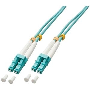 Lindy - Patch-Kabel - LC Multi-Mode (M) - LC Multi-Mode (M) - 20,0m - Glasfaser - 50/125 Mikrometer - OM3 - halogenfrei (46376)