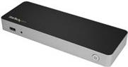 StarTech .com USB-C Dual 4K Monitor Dockingstation für Laptops - DP / HDMI - Windows / Mac - USB 3.0 SD Kartenleser - 60W Power Delivery - Docking Station - HDMI, DP Dieses USB-C -Dock für zwei Monitore verwandelt Ihr MacBook oder Ihren Windows -Laptop in