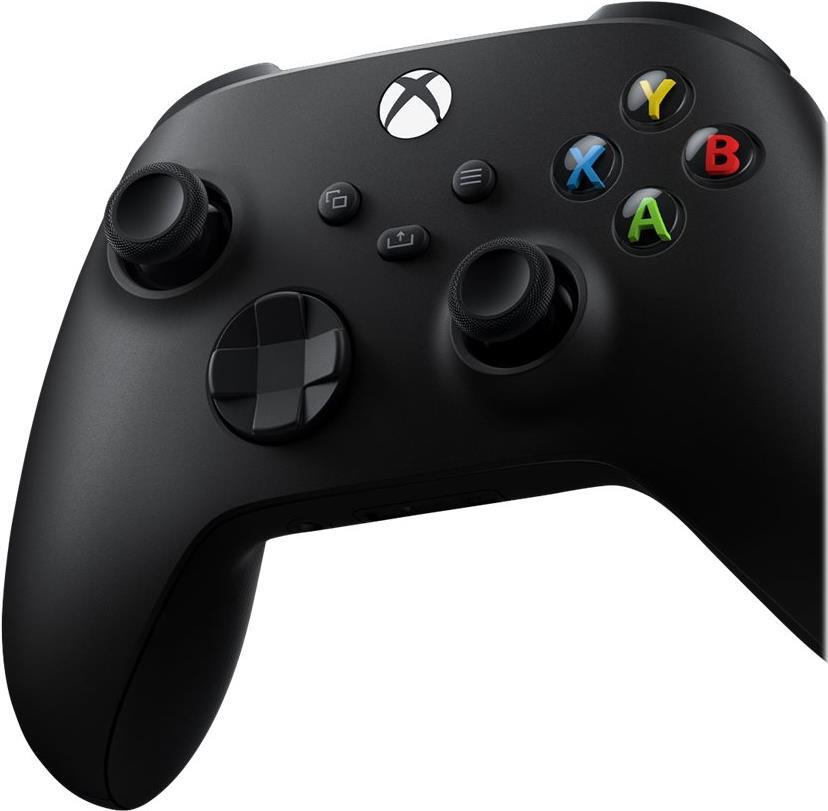 Microsoft Xbox Wireless Controller - Game Pad - kabellos - Bluetooth - Carbon Black - für PC, Microsoft Xbox One, Android, Microsoft Xbox Series S, Microsoft Xbox Series X (QAT-00002)