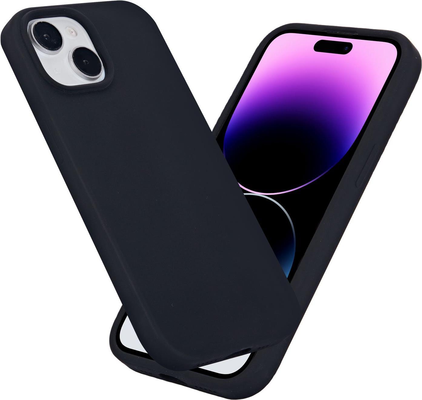 eSTUFF Infinite Rome - Hintere Abdeckung für Mobiltelefon - magnetisch - kompatibel mit MagSafe - Polycarbonat, Silikon - Schwarz - für Apple iPhone 15 (ES67150025)