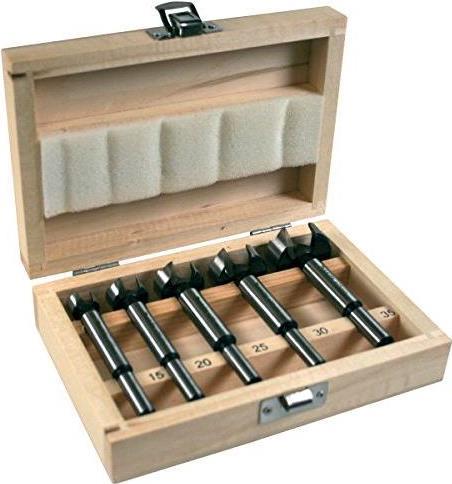 Makita - Bohrersatz - Forstner Bit - 5 Stücke - 15 mm, 20 mm, 25 mm, 30 mm, 35 mm - zylindrisch - Länge: 90 mm - für Makita DHP453RFEW, DLX2497J (D-47363)